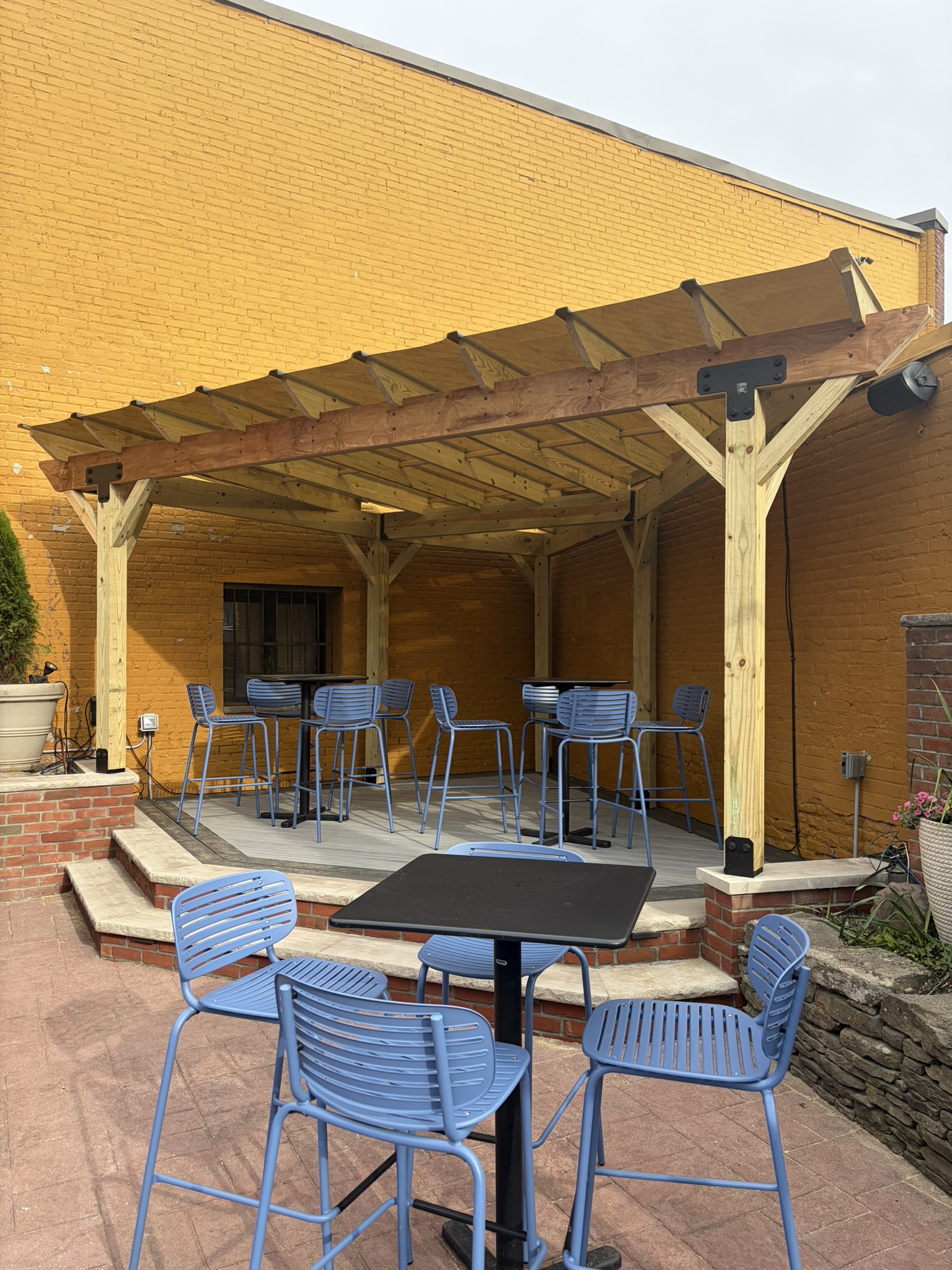 Pergola and deck project by Red Sky Construction, Greater Boston MA