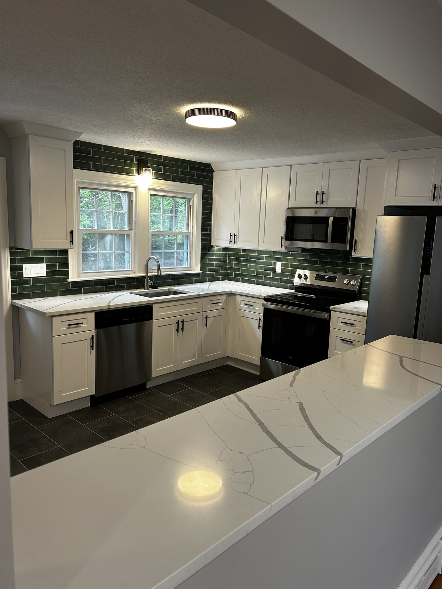 Kitchen remodel by Red Sky Construction, Greater Boston MA