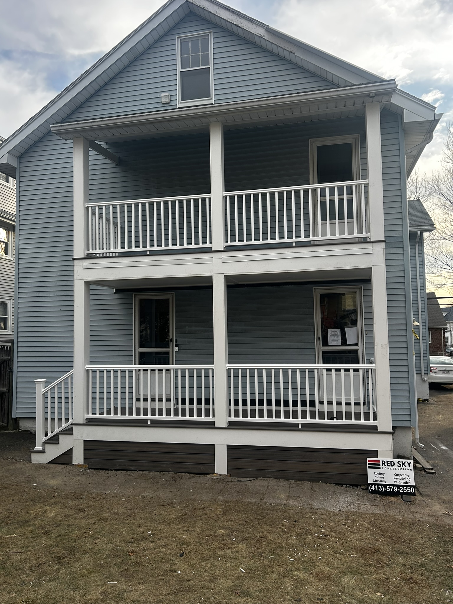 Home exterior and siding project by Red Sky Construction, Greater Boston MA